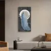 1000mm Modern LED Peacock Wall Art with USB Charging