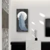 1000mm Modern LED Peacock Wall Art with USB Charging