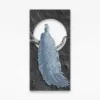 1000mm Modern LED Peacock Wall Art with USB Charging