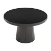 1000mm-1400mm Black Dining Table 4 Dining Chairs Set