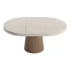 1000mm-1400mm Gray Dining Table 4 Dining Chairs Set