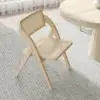 1000mm-1400mm Whitewash Dining Table 4 Dining Chairs Set – AUD-H1178