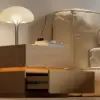 Lumio Natural 2-Drawer LED Bedside Table with Charging Station