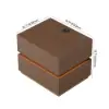 Lumio Walnut 2-Drawer LED Bedside Table with Charging Station