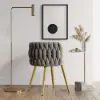 Picture of Sweave Nordic Light Gray 8-Piece Barrel Back Dining Chair Round Accent Velvet Upholstery