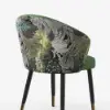 Arcora Green Velvet Dining Chair with Upholstered, 6 Pieces