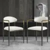 Picture of Otrast Series Set of 6 Modern Dining Chairs Upholstered in White