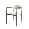 Picture of Otrast Series Set of 8 Modern Dining Chairs Upholstered in White