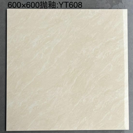 佛山全抛釉瓷砖600x600亮面大理石客厅房间防滑耐磨地板玻化砖