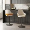 1830mm White Kitchen Island & 3 Bar Stools Set – Black