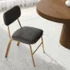 Picture of 1400mm Walnut Dining Table & 4 Dining Chairs Set – AUD-H1265