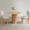 Picture of 1000mm Natural Dining Table & 2 Dining Chairs Set – AUD-H1276