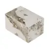 Sintered Stone 1-Drawer Nightstand, 2er Set – White Bedside Table