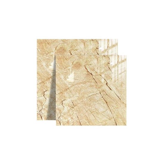 Picture of Full-Body Jade-Look Marble Porcelain Tile 800x800mm, Seamless Continuous Vein, Wear-Resistant Floor Tile