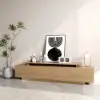 Mordel 160 - 238 cm Extendable Natural TV Stand with Storage