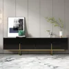 Grovyn 2200mm TV Stand & Nesting Coffee Table Set – Black