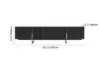 Grovyn 2200mm TV Stand & Nesting Coffee Table Set – Black