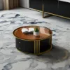 Grovyn 2000mm TV Stand & Nesting Coffee Table Set