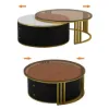 Grovyn 2000mm TV Stand & Nesting Coffee Table Set