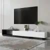 Picture of Quoint Extendable TV Stand & Coffee Table Set – White – Black