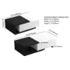 Picture of Quoint Extendable TV Stand & Coffee Table Set – White – Black