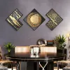 3-Piece Modern Look Interior Decor Abstract Wall Art Set