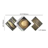 3-Piece Modern Look Interior Decor Abstract Wall Art Set