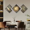 3-Piece Modern Look Interior Decor Abstract Wall Art Set