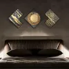 3-Piece Modern Look Interior Decor Abstract Wall Art Set