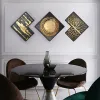 3-Piece Modern Look Interior Decor Abstract Wall Art Set