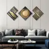 3-Piece Modern Look Interior Decor Abstract Wall Art Set