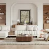 900mm Square Walnut Mid Century Coffee Table with Storage