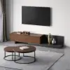 Picture of Fero Extendable TV Stand & Nesting Coffee Table Set – Walnut