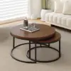 Picture of Fero Extendable TV Stand & Nesting Coffee Table Set – Walnut