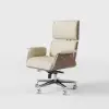 Modern Walnut Standing Computer Desk & Upholstered Swivel Task Chair Set (1500mm ) – AUD-H1309