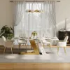 Silexa Modern 220 cm Rectangular Glossy Sintered Stone Dining Table, Seats 8