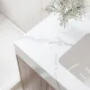 Modern 990mm Walnut Sintered Stone Top Bathroom Vanity Set