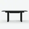 Japandi 140 - 220 cm Extendable Black Dining Table, Seats 4-8