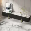 Grovyn 240 cm Sintered Stone Top Fluted TV Unit with Spacious Cabinets