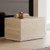 Sintered Stone 1-Drawer Bedside Table, 2er Set