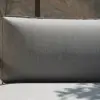 Ropipe Outdoor Aluminum & Rope Weave 2-Seater Swing Sofa in Dark Gray