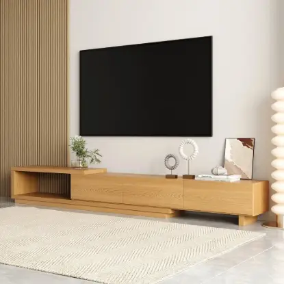 Picture of Quoint 180 - 255 cm Extendable TV Unit with 3 Drawers – 36cm