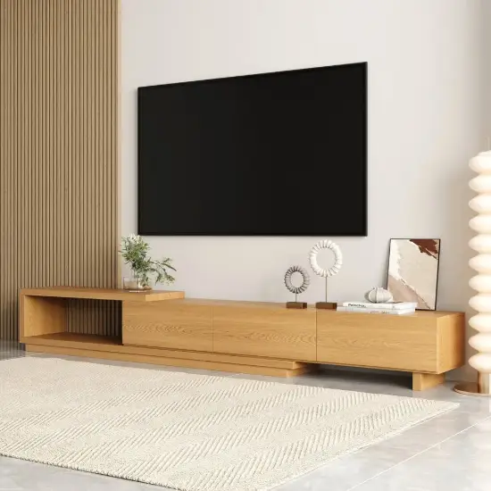 Quoint 180 - 255 cm Extendable TV Unit with 3 Drawers – 36cm