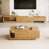 Quoint 180 - 255 cm Extendable TV Unit with 3 Drawers – 36cm