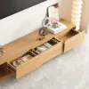 Quoint 180 - 255 cm Extendable TV Unit with 3 Drawers – 36cm