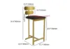 Modern PU Leather Black Counter Stools Back Breakfast Kitchen Counter Stool 6-Pieces