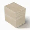 Sintered Stone 2-Drawer Bedside Table – Travertine Nightstand
