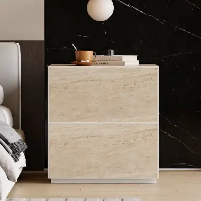 Picture of Sintered Stone 2-Drawer Nightstand, 2er Set