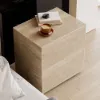Sintered Stone 2-Drawer Nightstand, 2er Set
