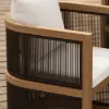 Wevara 9-Piece Outdoor Rope Weave Dining Set with 8 Chairs